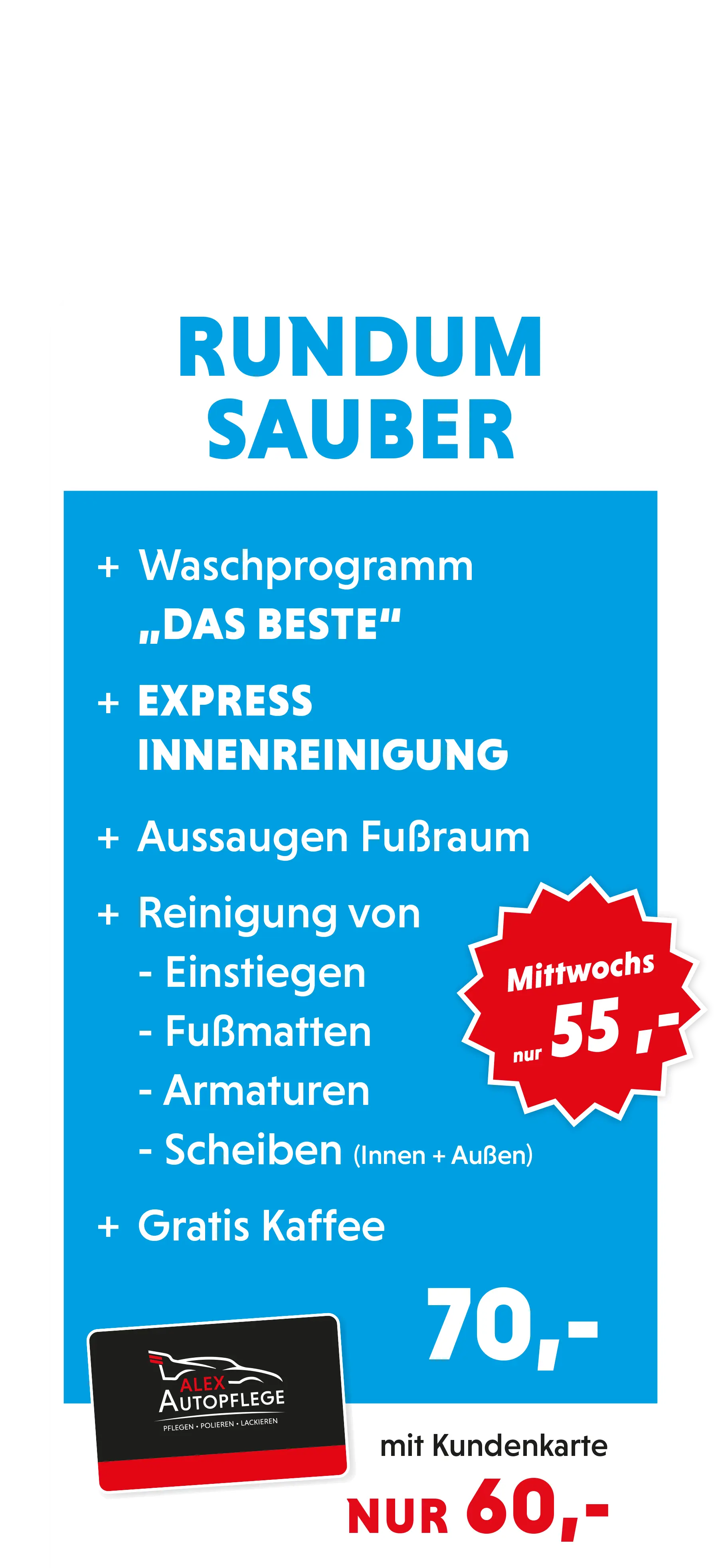 Rundum Sauber Waschprogramm